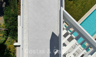Modern villa with sea view for sale in Los Flamingos Golf in Marbella - Benahavis. Reduced in price. 26003 