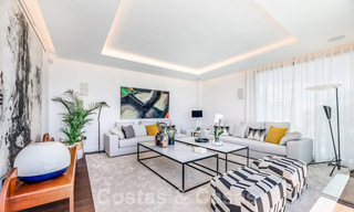 Modern villa with sea view for sale in Los Flamingos Golf in Marbella - Benahavis. Reduced in price. 26008 