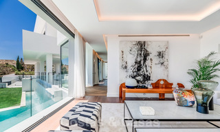 Modern villa with sea view for sale in Los Flamingos Golf in Marbella - Benahavis. Reduced in price. 26009 