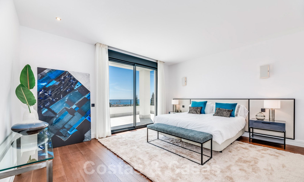 Modern villa with sea view for sale in Los Flamingos Golf in Marbella - Benahavis. Reduced in price. 26012