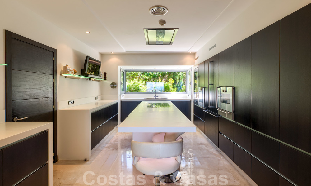 Modern villa with panoramic golf and sea views for sale in Los Flamingos Golf in Marbella - Benahavis 26022