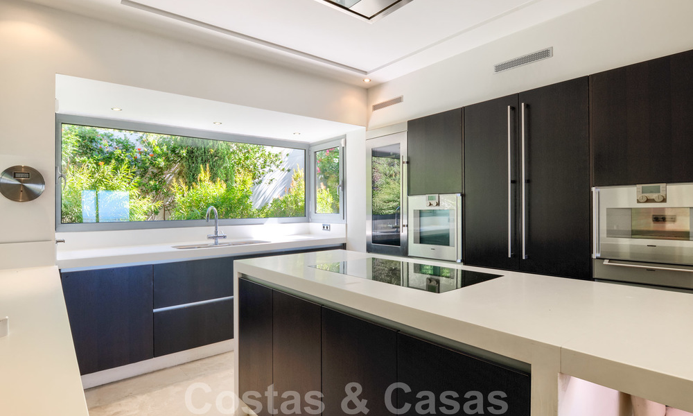 Modern villa with panoramic golf and sea views for sale in Los Flamingos Golf in Marbella - Benahavis 26023