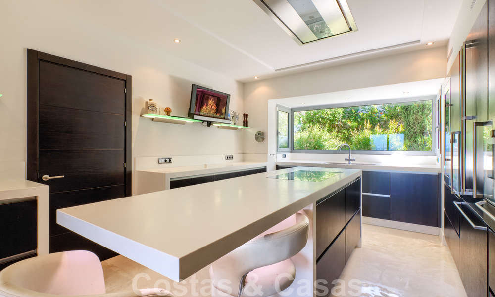 Modern villa with panoramic golf and sea views for sale in Los Flamingos Golf in Marbella - Benahavis 26024