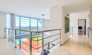 Modern villa with panoramic golf and sea views for sale in Los Flamingos Golf in Marbella - Benahavis 26044 
