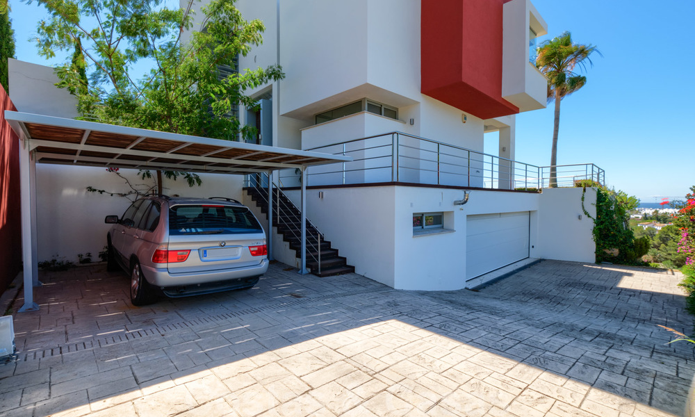 Modern villa with panoramic golf and sea views for sale in Los Flamingos Golf in Marbella - Benahavis 26059