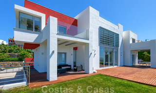 Modern villa with panoramic golf and sea views for sale in Los Flamingos Golf in Marbella - Benahavis 26060 