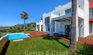 Modern villa with panoramic golf and sea views for sale in Los Flamingos Golf in Marbella - Benahavis 26061 