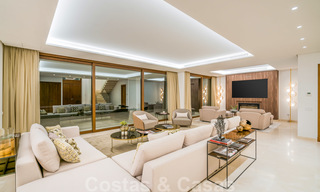 Move in ready, modern beachside villa for sale in the prestigious Guadalmina Baja in Marbella 26096 