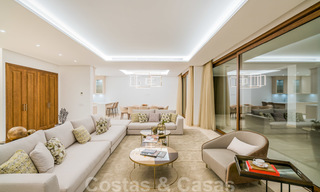 Move in ready, modern beachside villa for sale in the prestigious Guadalmina Baja in Marbella 26097 