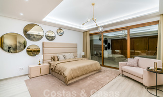 Move in ready, modern beachside villa for sale in the prestigious Guadalmina Baja in Marbella 26100 