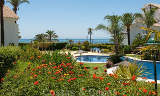 Spacious garden apartment for sale with sea views in a beautiful complex directly on the beach in Los Monteros, Marbella 26131 