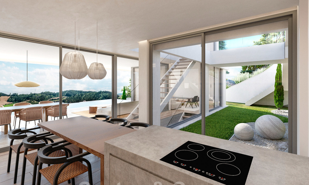 Plot + project for sale for a contemporary new villa, first line golf in Estepona 26285