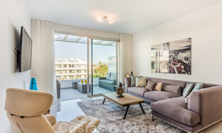 Modern penthouse apartment for sale on the New Golden Mile, between Marbella and Estepona, within walking distance to supermarkets and the beach 26371 