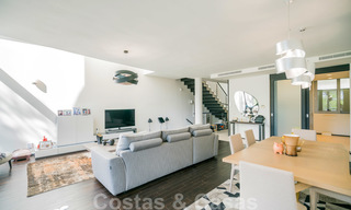 Modern semi-detached villa for sale in the exclusive Sierra Blanca, Marbella. The cheapest in the complex. 26459 