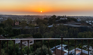 Ready to move into, spacious apartment with panoramic views of the coast and the Mediterranean Sea in Benahavis - Marbella 27341 