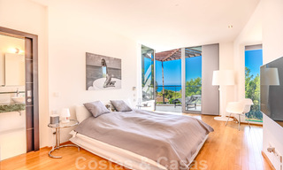 Modern luxury corner house with sea view for sale in the exclusive Sierra Blanca, Marbella 27136 
