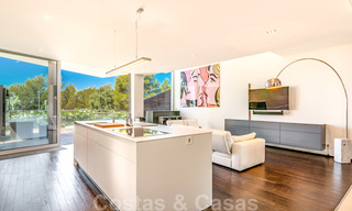 Modern luxury corner house with sea view for sale in the exclusive Sierra Blanca, Marbella 27144 