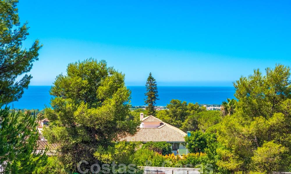 Modern luxury corner house with sea view for sale in the exclusive Sierra Blanca, Marbella 27151