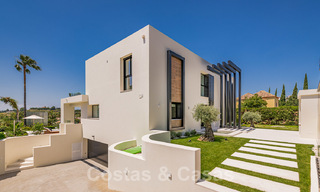 Spectacular modern designer villa for sale, frontline golf in Nueva Andalucia, Marbella 27184 