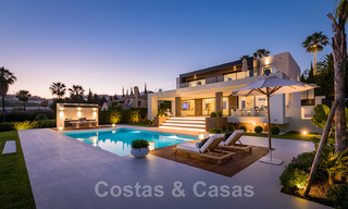 Spectacular modern designer villa for sale, frontline golf in Nueva Andalucia, Marbella 27186 