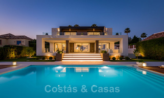 Spectacular modern designer villa for sale, frontline golf in Nueva Andalucia, Marbella 27189 