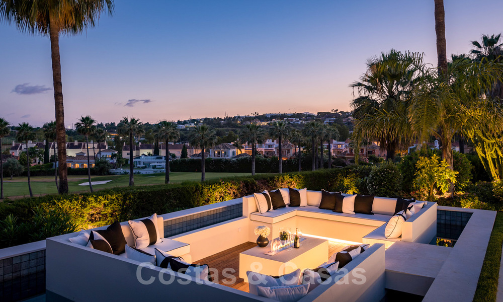 Spectacular modern designer villa for sale, frontline golf in Nueva Andalucia, Marbella 27191