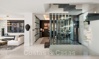 Spectacular modern designer villa for sale, frontline golf in Nueva Andalucia, Marbella 27220 