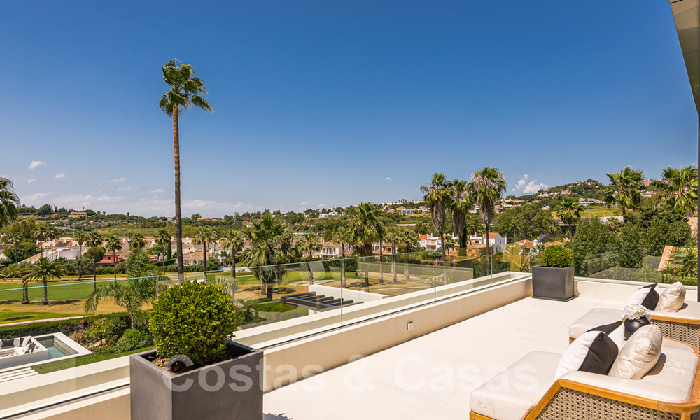 Spectacular modern designer villa for sale, frontline golf in Nueva Andalucia, Marbella 27226