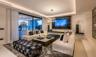 Spectacular modern designer villa for sale, frontline golf in Nueva Andalucia, Marbella 27227 