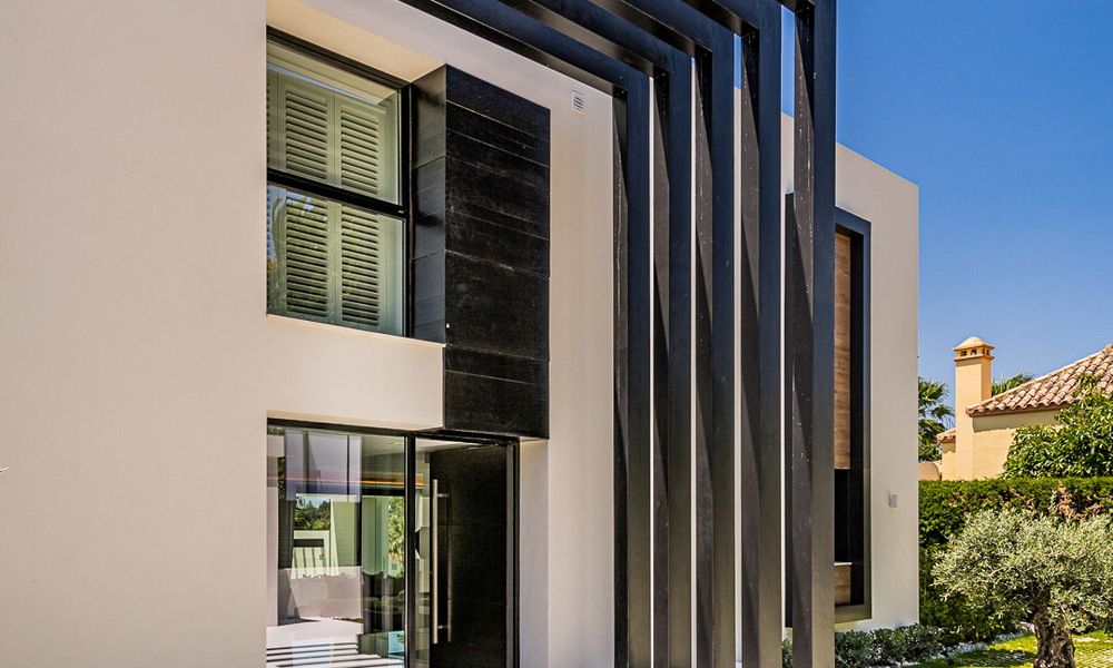 Spectacular modern designer villa for sale, frontline golf in Nueva Andalucia, Marbella 27240