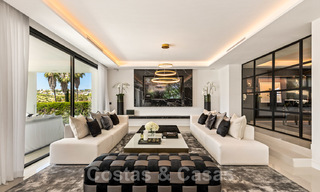 Spectacular modern designer villa for sale, frontline golf in Nueva Andalucia, Marbella 27242 