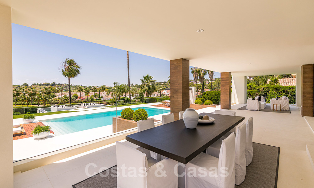 Spectacular modern designer villa for sale, frontline golf in Nueva Andalucia, Marbella 27251