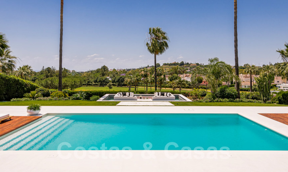 Spectacular modern designer villa for sale, frontline golf in Nueva Andalucia, Marbella 27252