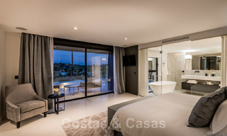 Spectacular modern designer villa for sale, frontline golf in Nueva Andalucia, Marbella 27255 