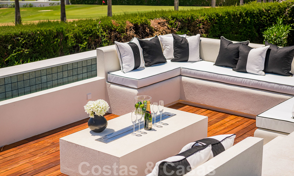 Spectacular modern designer villa for sale, frontline golf in Nueva Andalucia, Marbella 27261