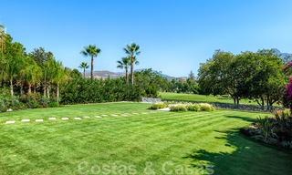 Exclusive new modern villa for sale, directly on the Las Brisas golf course in the Golf Valley of Nueva Andalucia, Marbella 27434 