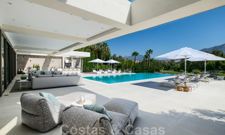 Exclusive new modern villa for sale, directly on the Las Brisas golf course in the Golf Valley of Nueva Andalucia, Marbella 27439 