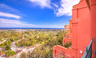 Luxury penthouse apartment with panoramic views over the entire coast for sale, close to amenities and golf, Benahavis - Marbella 27520 