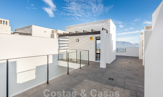 New modern houses for sale with panoramic mountain and sea views in an urbanization surrounded by nature in Marbella East 27573 