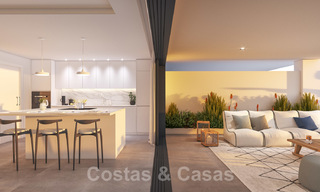 New modern apartments with panoramic mountain- and sea views for sale in the hills of Estepona, close to town 27732 