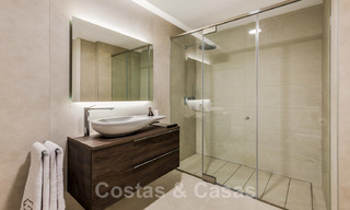 Spectacular modern luxury beachfront penthouses for sale in Estepona, Costa del Sol. Ready to move in. Promotion! 27768 