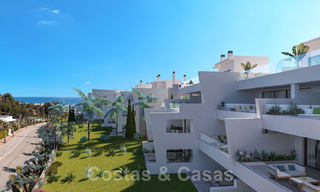 New modern apartments with many facilities and panoramic sea views for sale near Estepona town 27892 