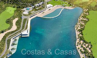 New modern luxury villas for sale with spectacular views of the golf, the lake and the Mediterranean to Africa, in a gated golf resort in Benahavis - Marbella 779267 