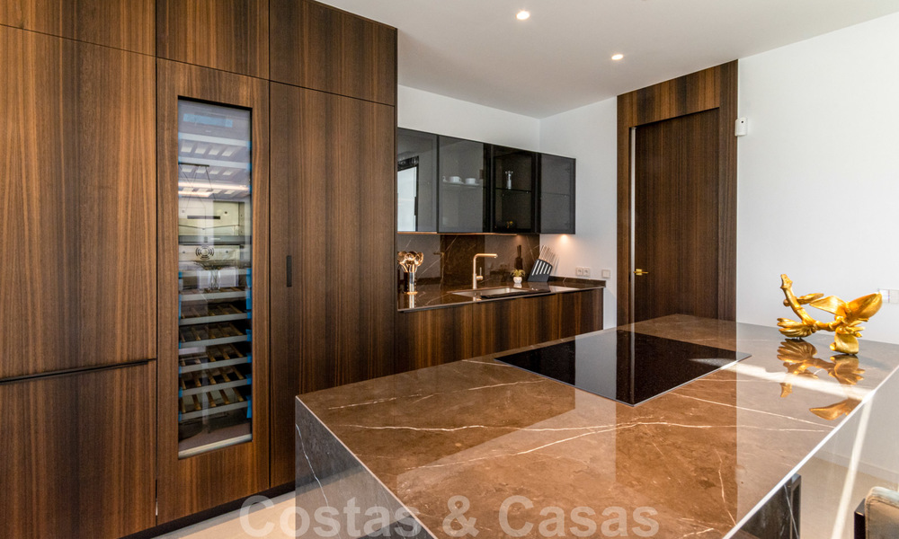 Exquisite new modern villa with magnificent panoramic sea views for sale, Nueva Andalucia, Marbella 28091