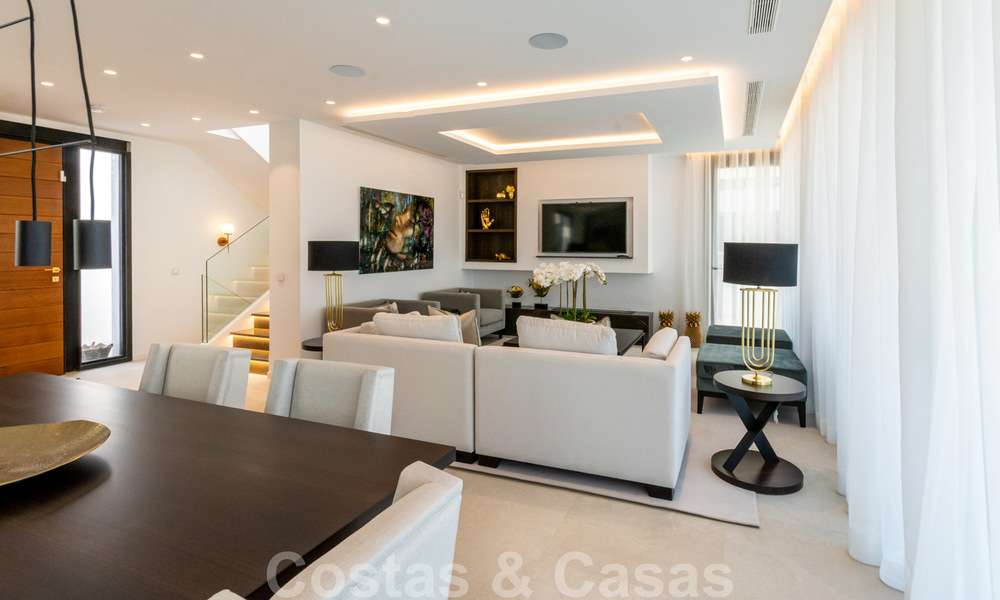 Exquisite new modern villa with magnificent panoramic sea views for sale, Nueva Andalucia, Marbella 28096