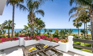 Renovated frontline beach townhouse for sale in Costalita, New Golden Mile, Marbella - Estepona, with stunning panoramic sea views 28425 