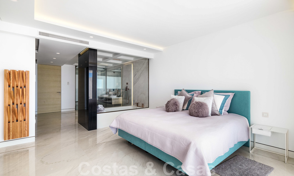 Private resale! Brand new on the market. Ultra deluxe avant garde beach front apartment for sale in an exclusive complex on the New Golden Mile, Marbella - Estepona 28709