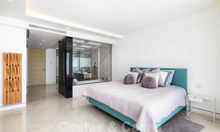 Private resale! Brand new on the market. Ultra deluxe avant garde beach front apartment for sale in an exclusive complex on the New Golden Mile, Marbella - Estepona 28709 