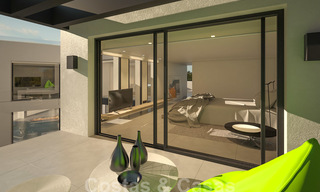 Plot + project for a modern new build villa for sale close to the beach in East Marbella 28620 