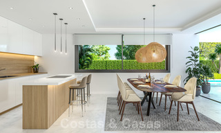 New innovative luxury villa in modern style for sale, beachside Elviria, Marbella 28635 